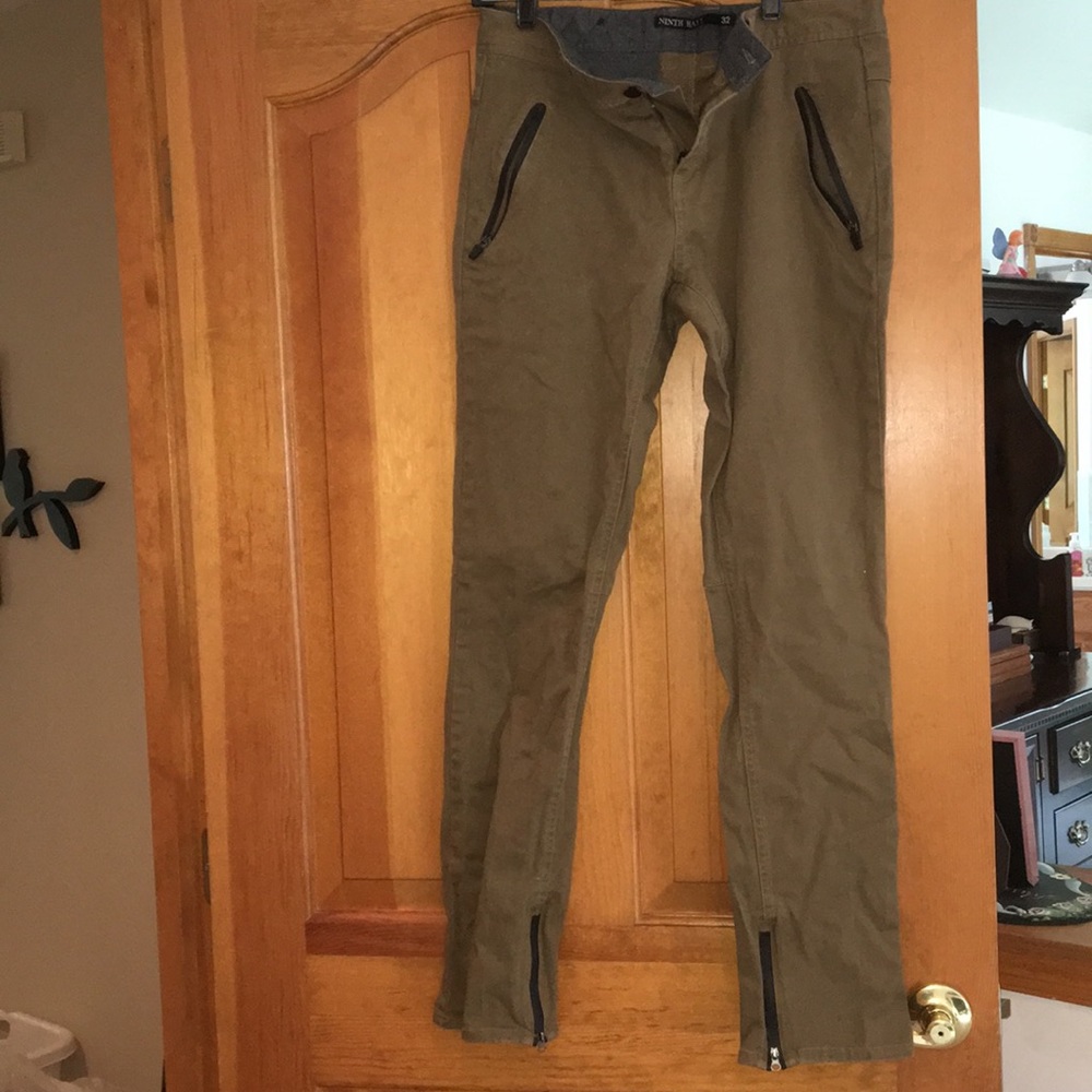 Olive green pants